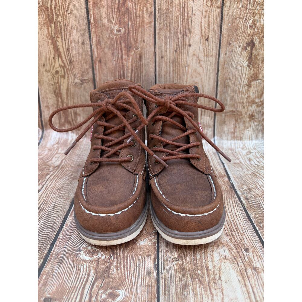 LEVI'S BOYS ANKLE BROW BOOTIE SIZE 12 - Picture 2 of 8